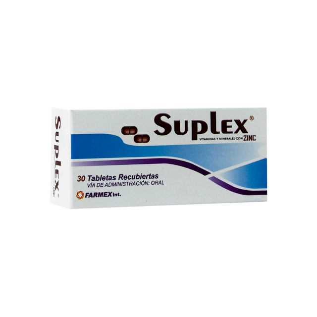 1001383 SUPLEX VITAMINAS Y MINERALES * 30 TAB - Imagen 1
