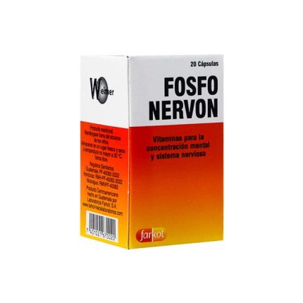 FOSFO NERVON * 20 CAP