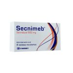 SECNIMEB 500 MG X 4 TABLETAS RECUBIERTAS