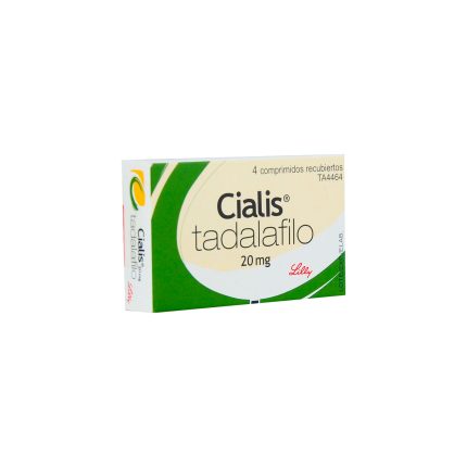 CIALIS 20 MG X 4 COMPRIMIDOS RECUBIERTOS