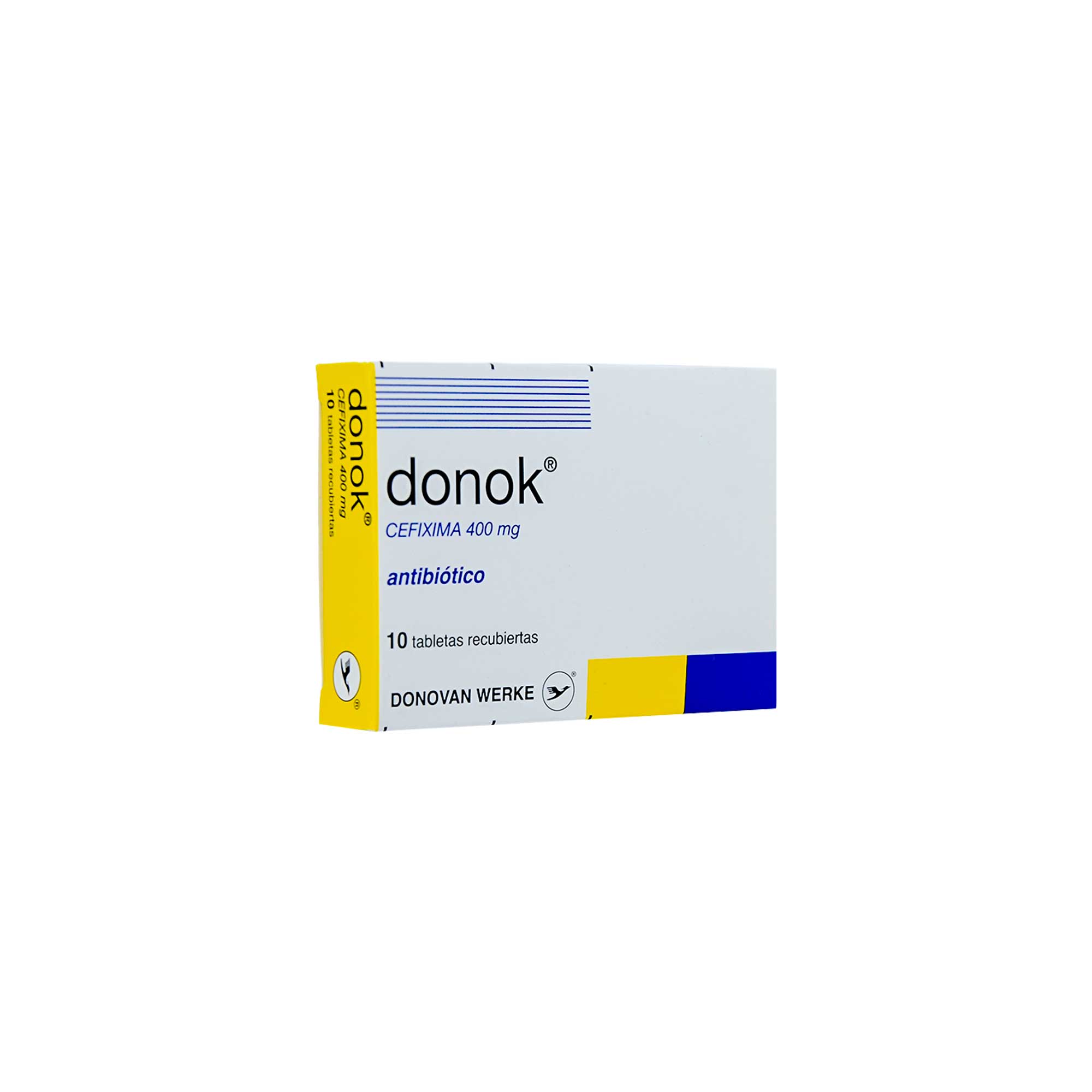 1007368 DONOK 400 MG X 10 TABLETAS RECUBIERTAS - Imagen 1