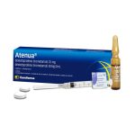 ATENUA 50MG/2ML X 1 AMPOLLA + 2 COMPRIMIDOS 25 MG