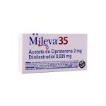 MILEVA 35 2MG/0.035MG X 21 COMPRIMIDOS