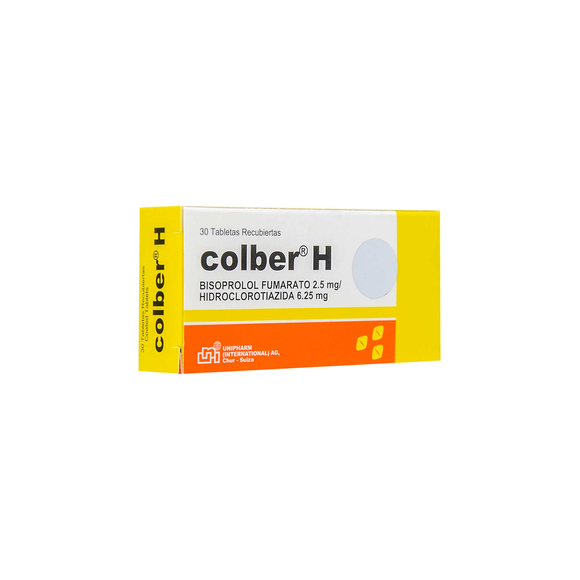 1010470 COLBER H 2.5MG/6.25MG X 30 TABLETAS - Imagen 1
