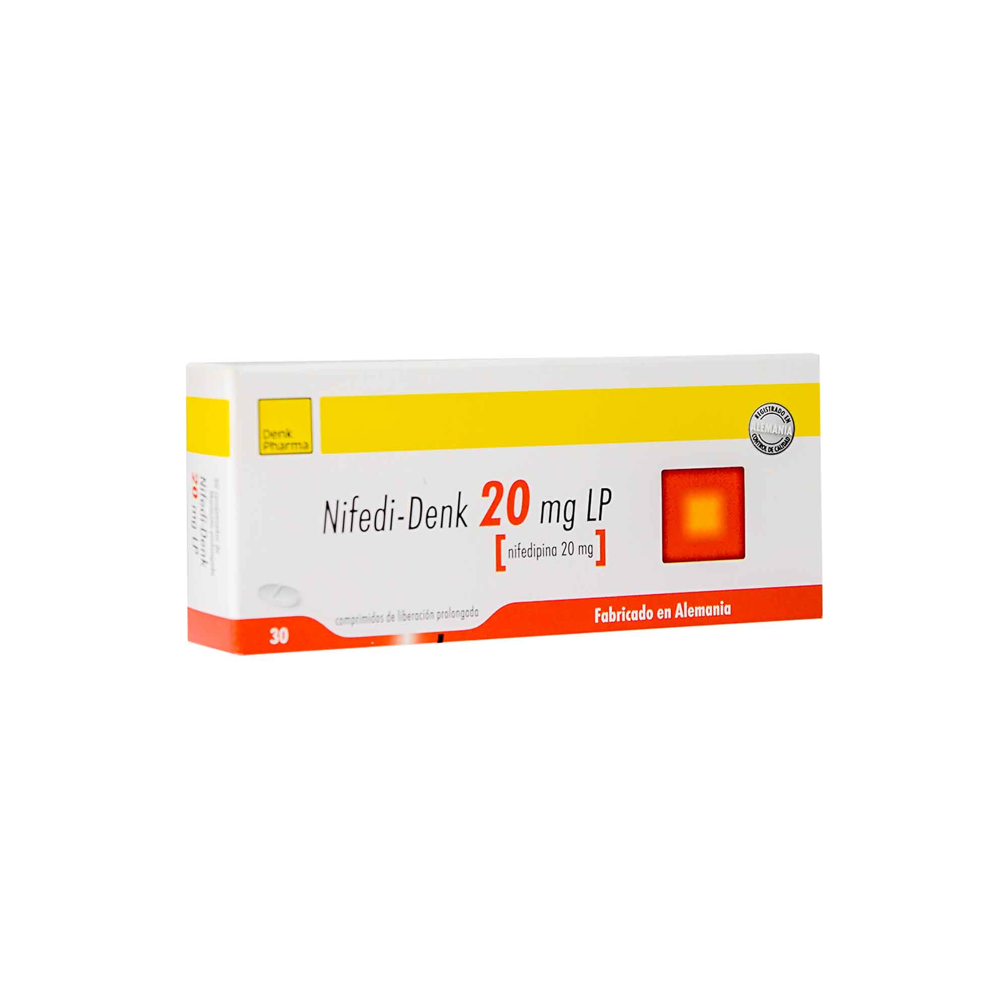1012326 NIFEDI-DENK 20 MG X 30 COMPRIMIDOS - Imagen 1