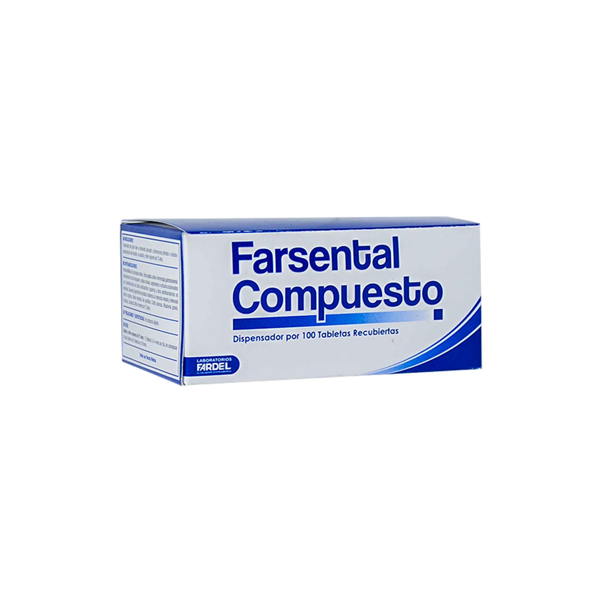 1013825 FARSENTAL COMPUESTO 100/125 MG X GRAGEA - Imagen 1