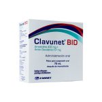 CLAVUNET BID 400MG+57MG/5ML POLVO PARA SUSPENSION X 70 ML