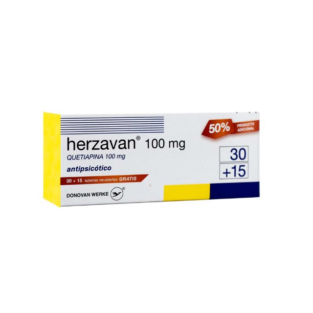 1017310 HERZAVAN 100MG X 30 TABLETAS + 15 GRATIS - Imagen 1