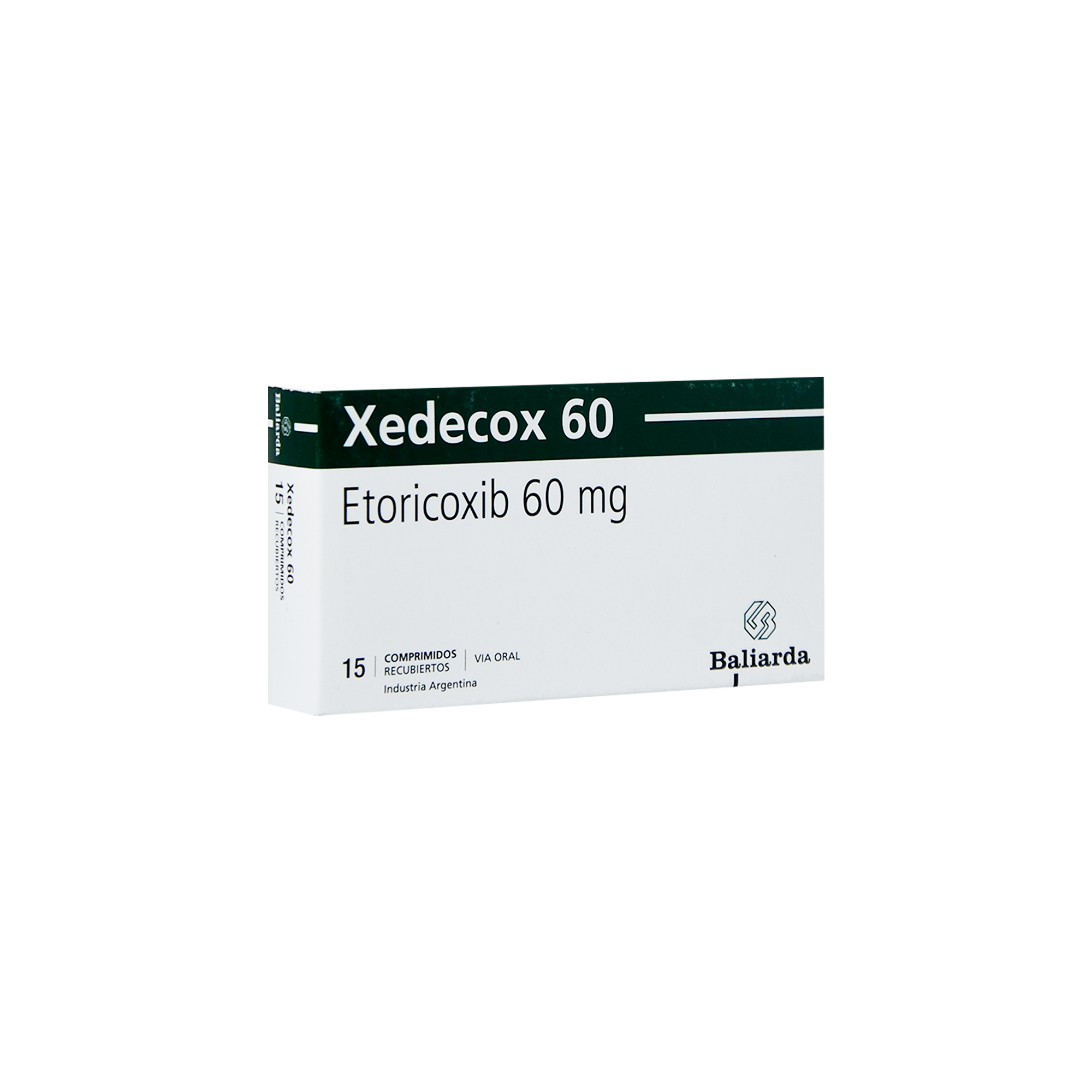 1017789 XEDECOX 60MG X15 COMPRIMIDOS RECUBIERTOS - Imagen 1