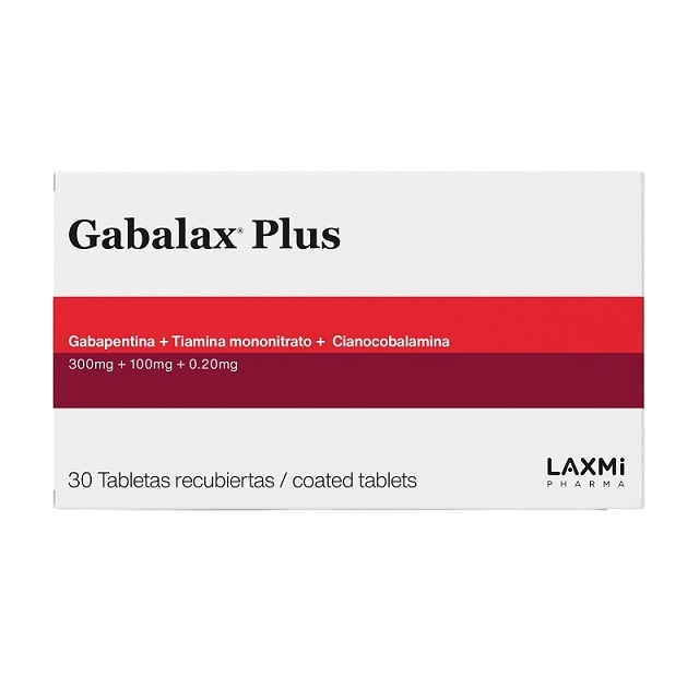 1018032 GABALAX PLUS 300MG/100MG/0.20MG X 30 TAB - Imagen 1