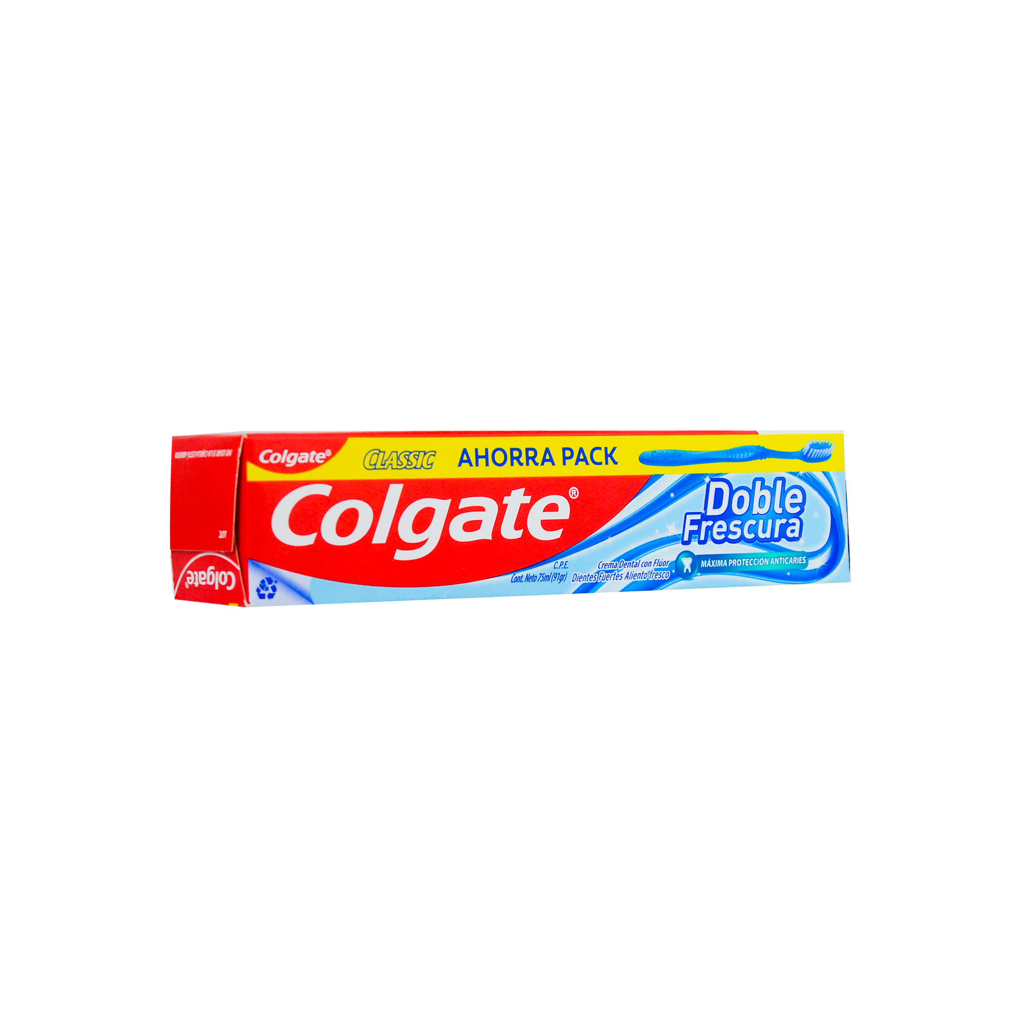 3000708 COLGATE DOBLE FRESCURA 75ML MAS CEPILLO - Imagen 1
