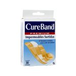 CURITAS CUREBAND PREMIUM IMPERMEABLES SURTIDAS * 30 UNIDADES