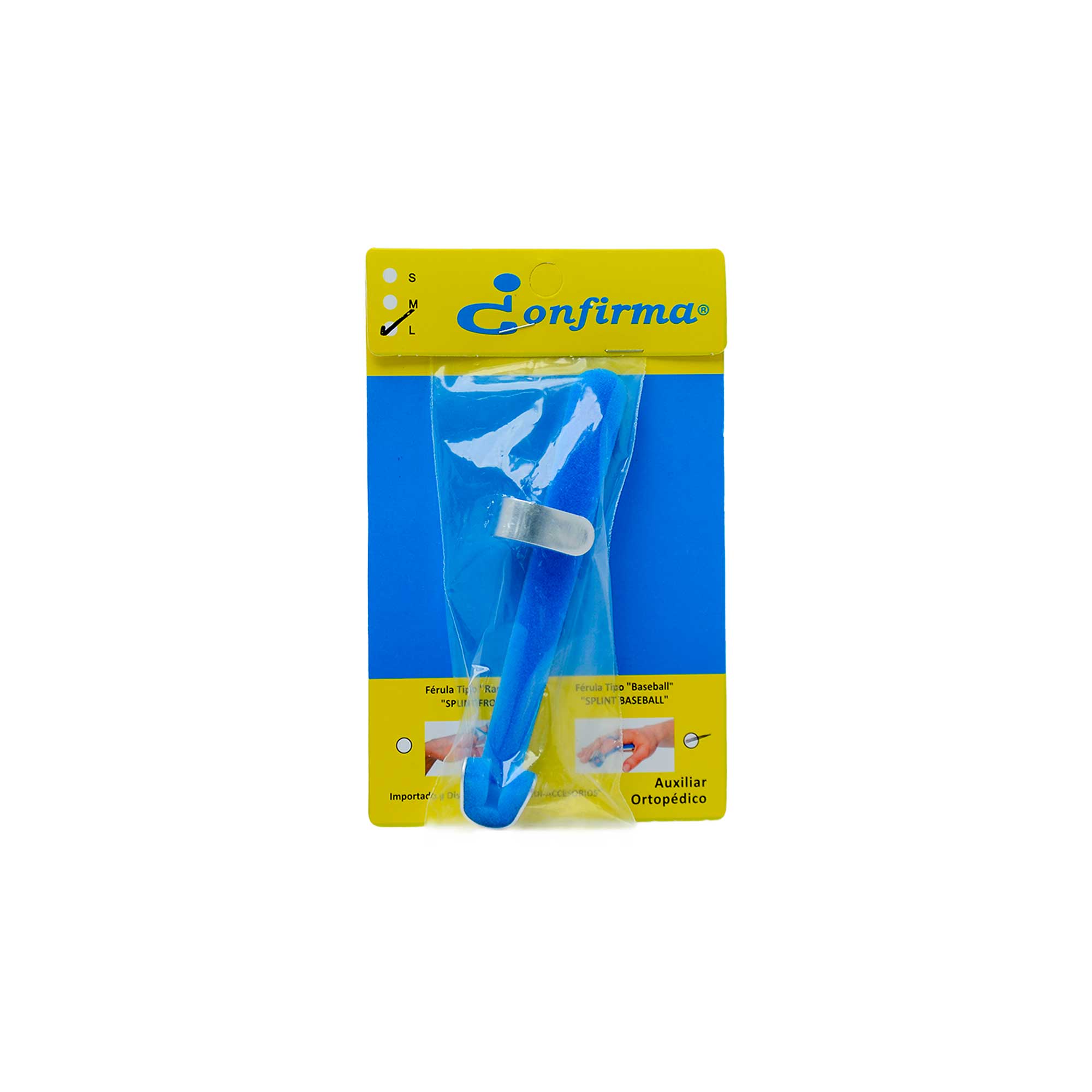 3001654 FERULA BASEBALL CONFIRMA TALLA L - Imagen 1