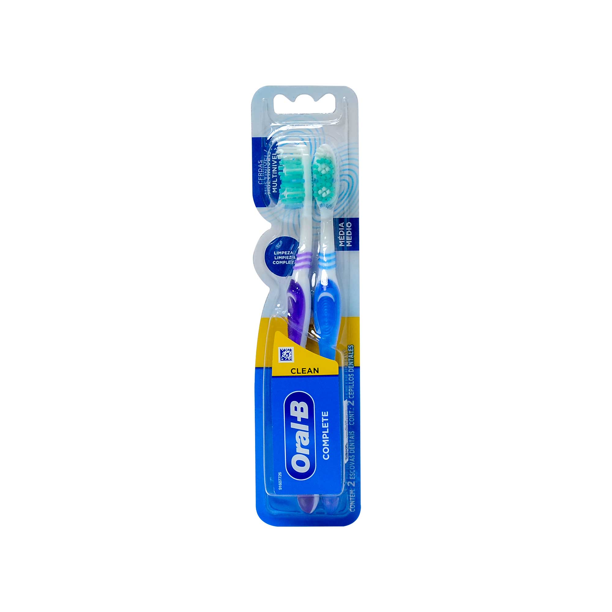 3002476 CEPILLO ORAL B COMPLETE CERDAS MULTINIVEL X 2 UN - Imagen 1