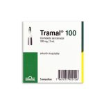 Imagen de TRAMAL 100 MG SOLUCION INYECTABLE 5 AMPOLLAS