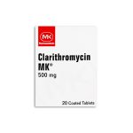 Imagen de CLARITROMICINA 500MG X TABLETA MK