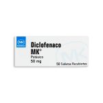 Imagen de DICLOFENACO 50MG POTASICO X TABLETA MK
