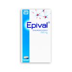 Imagen de EPIVAL 250 MG.FRASCO 60 TAB