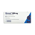 Imagen de BINOZYT 500 MG * 3 TAB
