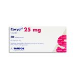 Imagen de CORYOL 25 MG * 30 TAB