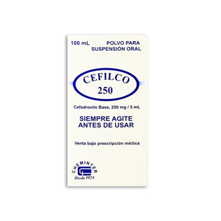 Imagen de CEFILCO 250MG/5ML SUSPENSION ORAL X 100 ML