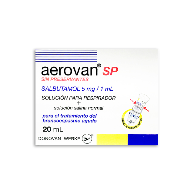Imagen de AEROVAN SP SOLUCION RESPIRADOR MAS SOL.SALINA 20ML