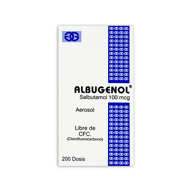 Imagen de ALBUGENOL SPRAY INHALADOR 200 DOSIS