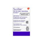 Imagen de SERETIDE EVOHALER 25/125 MCG X 120 DOSIS