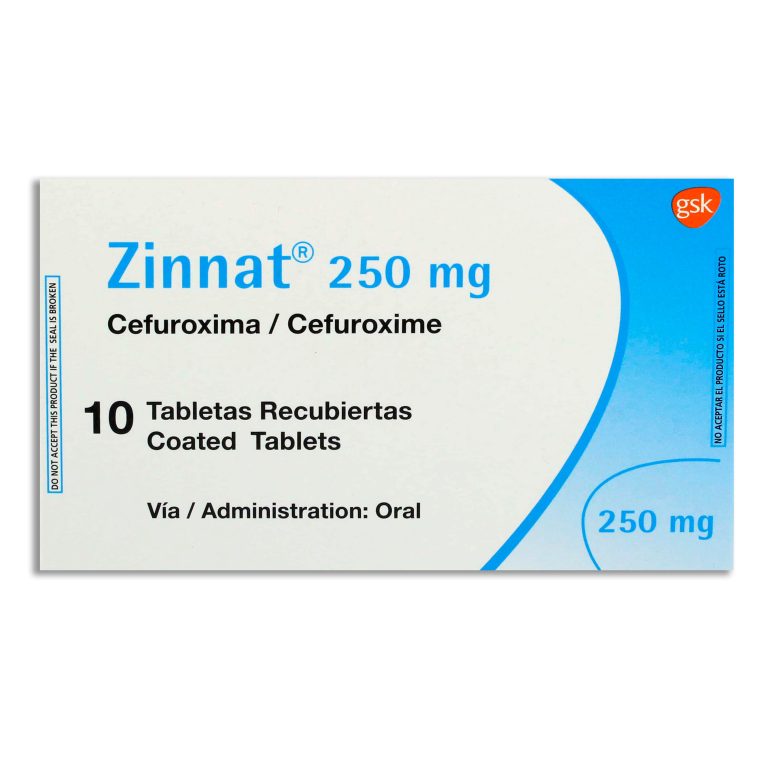 Imagen de ZINNAT 250 MG * 10 TAB