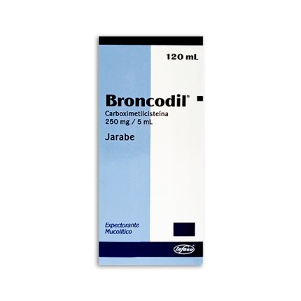 Imagen de BRONCODIL JARABE FRASCO 120 ML