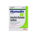 Imagen de HUMULIN N X 5 CARTUCHOS DE 3 ML