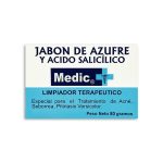 Imagen de JABON AZUFRE/ACIDO SALICILICO 85 GR **MEDIC**