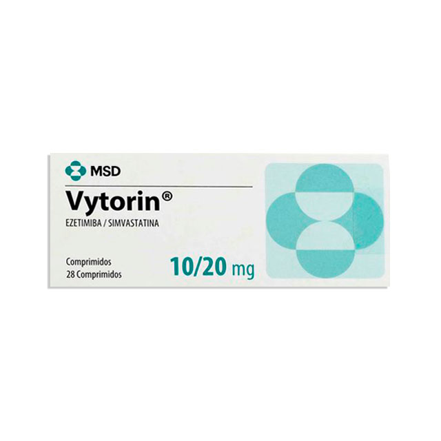 Imagen de VYTORIN 10/20 MG X 28 COMPRIMIDOS