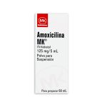 Imagen de AMOXICILINA 125MG/5ML POLVO PARA SUSPENSION X 60ML MK