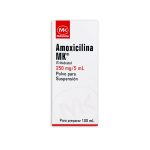 Imagen de AMOXICILINA 250MG/5ML POLVO PARA SUSPENSION X 100ML MK