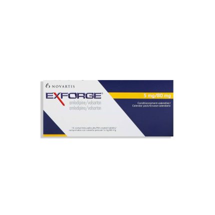 Imagen de EXFORGE 5MG/80MG * 14 COMPRIMIDOS