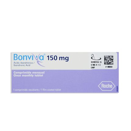 Imagen de BONVIVA 150 MG * 1 COMPRIMIDO RECUBIERTO