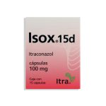 Imagen de ISOX 15D 100MG * 15 CAP