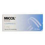 Imagen de MICCIL 1 GR * 20 COMPRIMIDOS