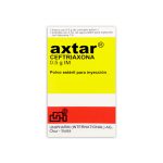 Imagen de AXTAR 0.50 GR INTRA MUSCULAR AMPOLLA