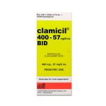 Imagen de CLAMICIL 400-57 MG/5ML BID GRANULOS PARA SUSPENSION X 70 ML