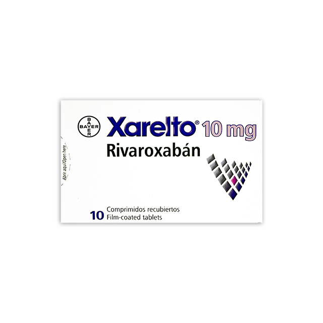 Imagen de XARELTO 10 MG X 10 TABS