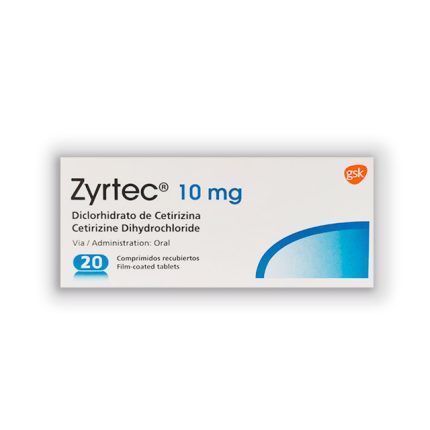 Imagen de ZYRTEC 10 MG X 20 CAPSULAS