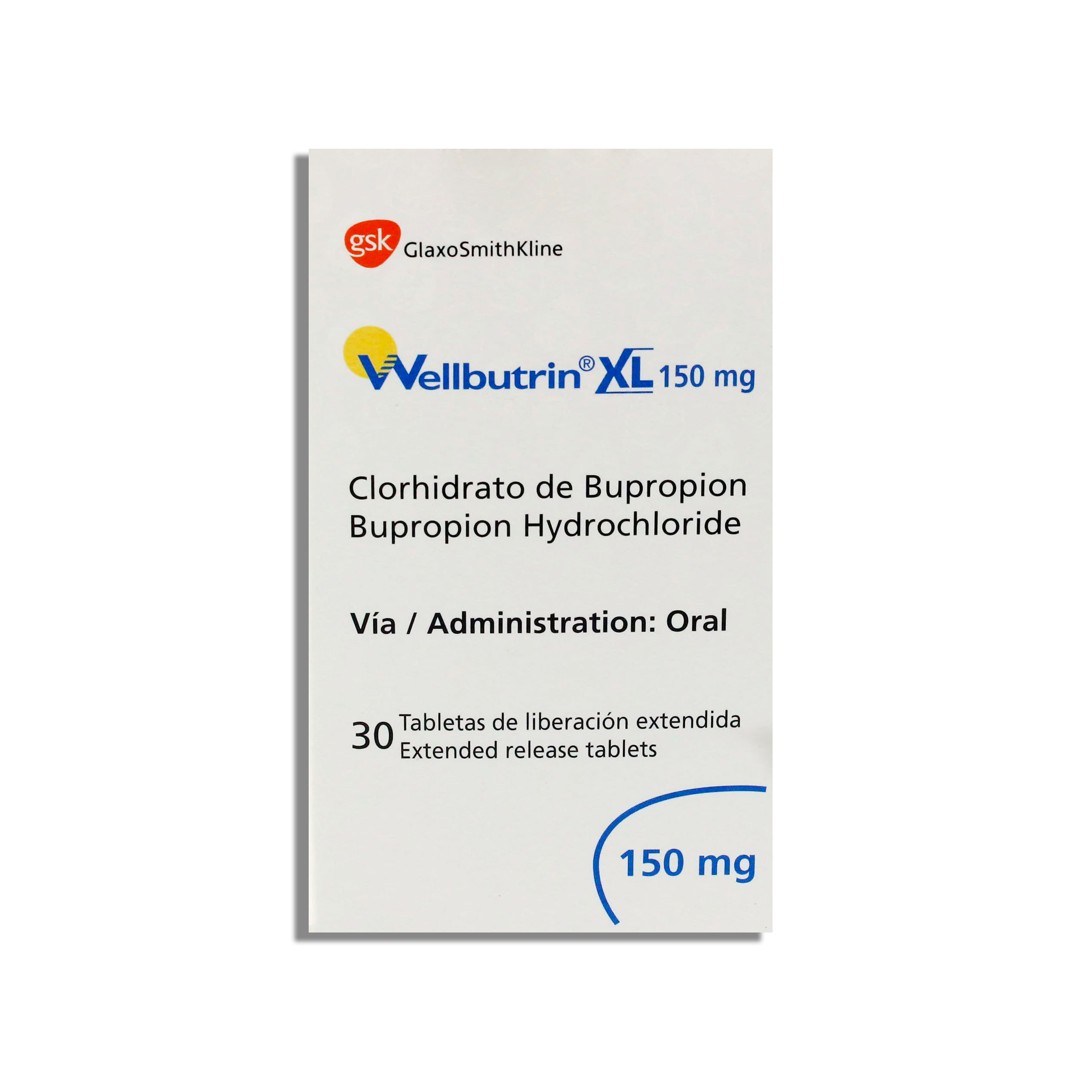 WELLBUTRIN XL 150 MG X 30 TABLETAS DE LIBERACION PROLONGADA Imagen de WELLBUTRIN XL 150 MG X 30 TABLETAS DE LIBERACION PROLONGADA