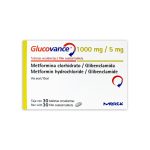 Imagen de GLUCOVANCE 1000/5 MG X 30 TABLETAS RECUBIERTAS