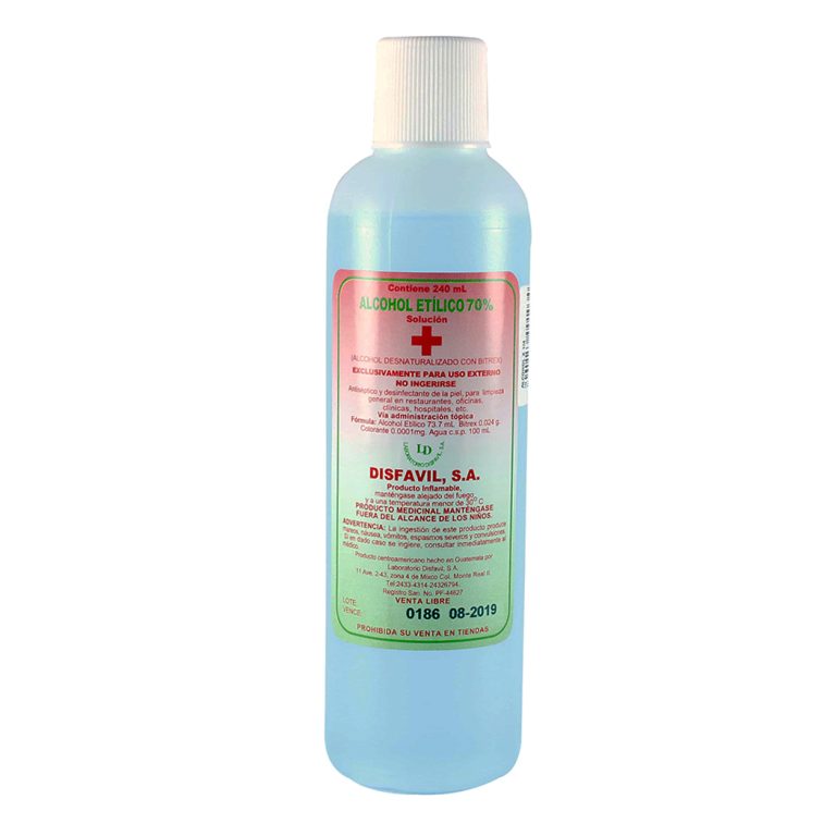 Imagen de ALCOHOL 70 DISFAVIL 8 OZ