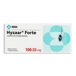 Imagen de HYZAAR FORTE 100/25 MG X 15 TABLETAS RECUBIERTAS