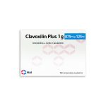 Imagen de CLAVOXILIN PLUS 1G 875MG/125MG X 16 COMPRIMIDOS RECUBIERTOS