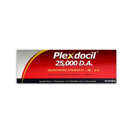 Imagen de PLEXDOCIL 25000 D.A. X 2 AMPOLLAS DE 1ML