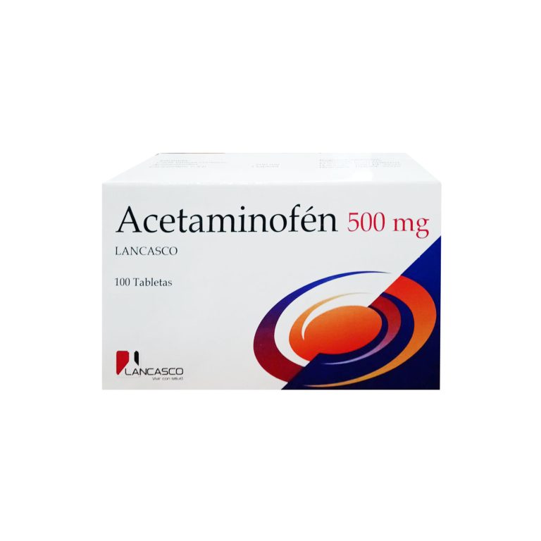 Imagen de ACETAMINOFEN 500MG BLI X 10 TABLETAS LANCASCO